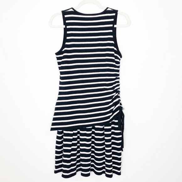 Derek Lam 10 Crosby Striped Black and White Dress Medium - Picture 7 of 10